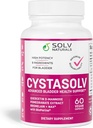 CYSTASOLV Fórmula Confort de la vejiga - Soporte para la vejiga Mujeres & Hombres - 60 cápsulas Vegan