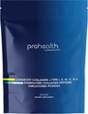 ProHealth Longevity Collagen Peptides Powder - para personas mayores de 40. 20g Multi Collagen. 2g Pro-Collagen. Ácido hialurónico. Tipo I, II, III, V, X para Juntas, Huesos, Cabello, Piel, Musculos, Gut - 30 Servimientos