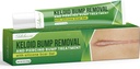 Gel de eliminación de bomba de Keloid avanzado: Crema de eliminación de cicatrices de silicoide para cicatrices de perforación, marcas quirúrgicas, acné y quemaduras, tratamiento de Keloid para los oídos, cara y cuerpo con curación Fórmula 30g