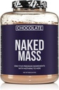 NAKED Chocolate Mass Gainer - All Natural Weight Gainer Protein Powder - 8lb Bulk, GMO Free, Gluten Free & Soy Free. No Artificial Ingredients - 1.360 Calories