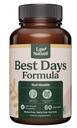 Mejores Días Fórmula ← Avanzado 5-en-1 Gut Support for Bloating, Gas & Irregularity ← Probióticos basados en suelos + Prebióticos, L-Glutamine, Aloe Vera &amp; Más  actuales 60 cápsulas