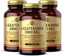 Solgar L-Glutamina 1000 mg, 60 Tabletas (Pack of 3) - Natural Muscle Food - Promotes Gastrointestinal (GI) Health - Supports Brain Health - Non-GMO, Vegan, Gluten Free, Kosher - 90 Total Servings