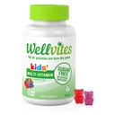 Wellvites Kids Multivitamin Gummies - Azúcar gratis, vegano, no GMO, vitamina A, D, B6, B12 y C - Sin Sweeteners artificiales, sin gluten, sin gelatina - 60 cuenta (30 Day Supply)