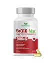 CoQ10 200mg Vegan, Ultra CoQ10 - Ultra Alta Absorción Coenzima Q10 Suplementos - Suplemento Antioxidante para Salud Vascular y Corazón, Fertilidad & Producción Energética - 2 Mes Fuente - 60 Conde