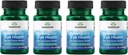 Swanson Lutein " Zeaxanthin Visión de salud de ojos sinérgicos Retina Suplemento de Macula (Lutein 20 mg " OmniXan Zeaxanthin 2 mg) 60 Softgels Sgels (4 Pack)