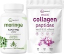Micro Ingredientes Multi Collagen Protein Powder 16oz & Moringa Oleifera 6.000mg Equivalente 300 cápsulas Bundle 2 Pack ← Peptides de Collagen de Grass-Fed