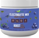 Electrolyte Powder - Refreshing Workout Recovery Electrolytes, Sugar Free, Gluten Free & Vegan, Puro Keto & Paleo Hydration Beverage, Immune Boosting Vitamins (198 Grams, Grape)