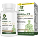 Probióticos para Hombres Mujer, 200 millones de francos CFU 12 Strains con 3 Prebióticos Orgánicos y Probióticos para Gut de Salud Digestiva, Inmune, Bloating &amp; Gas, Energía, Salud Global, Establo Stable - 2 Month Supply