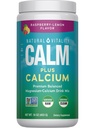 Natural Vitality Calm, Magnesium &amp; Calcium Supplement, Drink Mix Powder Supports a Healthy Response to Stress, Gluten Free, Vegan, " Non-GMO, Raspberry Lemon, 16 oz