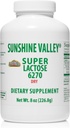 Sunshine Valley® Super Lactose Dry Powder (FREE FLOW POUR) - Sweetener natural " Baking Enhancer, Powdered Sugar for Cooking " Food Mixtures, Food Stabilizer " Filler - 8 oz