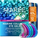 MAREE Eye Gels - Pads Under Eye Patches for Puffy Eyes and Dark Circles with Collagen " Hyaluronic Acid - Anti Wrinkles Under Eye Masks Skincare Treatment for Puffiness " Bags - Parches Para Ojeras