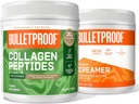 Péptidos de colágeno sin sabor, 18g Proteína, 17.6 OzCreador de sabor original, 2g de carbohidratos netos, 10g grasas saludables de MCT en polvo Aceite