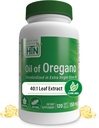 Petróleo de orégano 120 Mini-Softgels ANTE Wild Harvested ← Europa 40:1 Origanum Vulgare Equivalente a 600 mg de orégano en el aceite de oliva virgen extra Gluten Free tención por Health Thru Nutrition (Pack of 120)