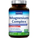 Complejo de Magnesio de Vitality Innate - Magnesium Glycinate, Malate, Citrate, Oxide, 4-in-1 Fórmula de Energía, Huesos & Nerves, Vegan & No Gluten, 90 cápsulas