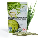 Capsulas de cebada orgánica am2 – Pure Barley Grass Juice Powder Capsules, Suplemento de Superalimentos Verdes – Rico en fibra y antioxidantes – Apoyo a la inmunidad y la salud digestiva – 200 caps
