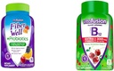 Vitafusion Fiber Well + Probiotics Gummies for Adults 60 Cuenta Extra Strength Vitamina B12 Gummy Vitaminas para el Metabolismo Energético Soporte 90 Cuenta