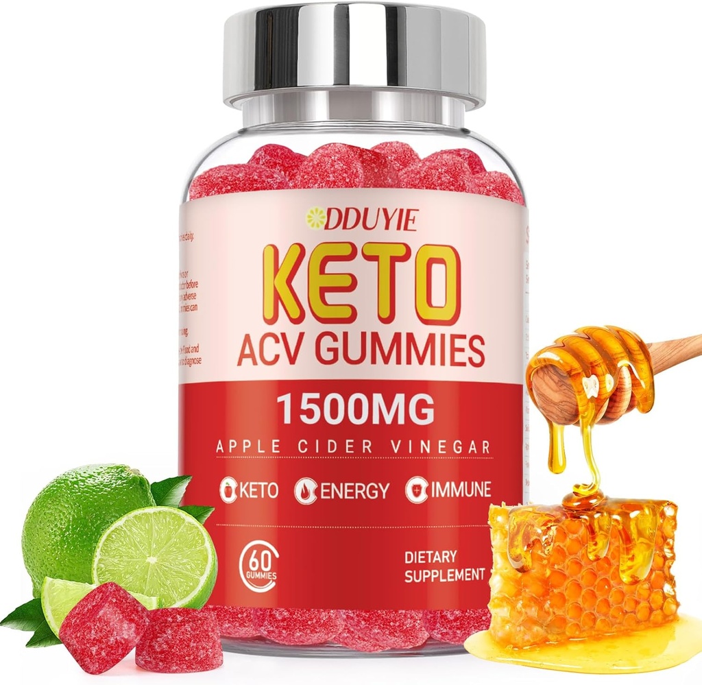 Keto ACV Gummies Pérdida de Peso Avanzada Silencio 2000mg Bajo Carb Manzana de sidra Vinagre Gummies para Detox, Limpieza de vidas hechos en EE.UU.