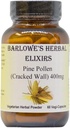 Pine Pollen ¦ Cracked Cell Wall Powder  400mg per Capsule TEN 60 Veggie Capsules ← Pure Masson Pine ANTE Stamina y Vitality Booster ← Skin Radiance ← Stearate Free