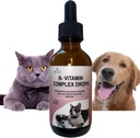 Vitamina Líquida B-12 gotas complejas para perros y gatos - Nutricionalmente Equilibrado Vet Formulado - Energía, Apetito, Mood - Recuperación - Ayuda Cognición y Cerebro, Juntas, Esquía, Digestión