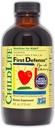 CHILDLIFE ESSENTIALS First Defense - Apoyo a los Inmunes Infantiles, Apoyo Inmunitario para Niños, Toddlers 1-3, Bebés 6 Meses+, Vitamina Syrup with Elderberry, Zinc, Non GMO, Gluten Free - 4 Fl Oz (Pack of 1)