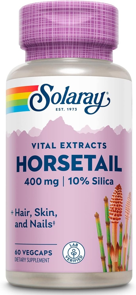 SOLARAY Extracto Aerial de Potencia Garantizada, Veg Cap (Btl-Plastic) 400mg tención 60ct
