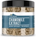 Elementos terrestres Chamomile Extracto 200 Capsules, Puro ' Undiluted, No Additives