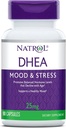Natrol Mood ' Stress DHEA 25mg, Suplemento dietético para la Balanza de Ciertos Niveles de Hormonas y Soporte de Mood, 90 cápsulas, 90 Day Supply