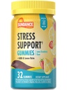 Sundance Stress Support Gummies Silencio 32 Conde Silencio con GABA y Lemon Balm Silencio Lemon Strawberry Flavor ← Non-GMO y Gluten Free Supplement
