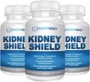 Escudo de riñón 120 Caps Suplemento de riñón Omega 3 - (3 Pack)