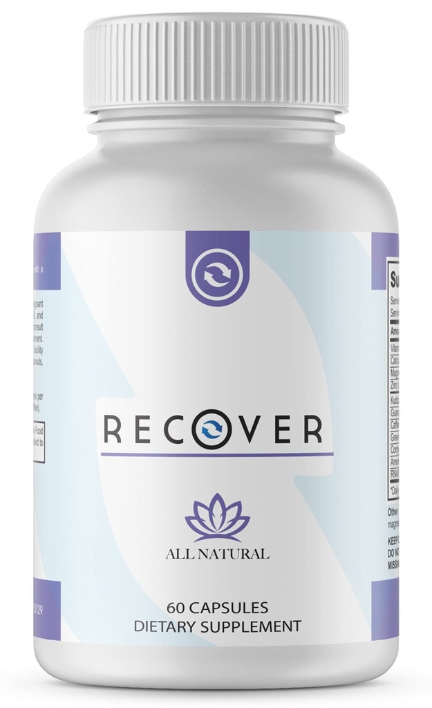 Suplemento de apoyo a las bebidas alcohólicas: apoyo a la extracción con Kudzu, L Glutamine B Vitaminas RNA/DNA complejo y mucho más. 60 cápsulas