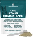 Dr. Bill’s Canine Ultimate Fitness & Health Vitamins for Dogs ← Multivitamin for Dogs w/Coenzyme Q-10, Vitamina E, Vitamina D-3, Biotina, ácido fólico, vitaminas y suplementos de ácido hialurónico 680g