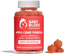 Bebé Azules Manzana Vinagre Mangas Postparto con B6 y B12, Vegan, No GMO, Vitaminas Postparto Lactancia materna, Vitaminas Postnatales para Mujeres, Post partum Suplementos dietéticos para Mamá, 60pcs