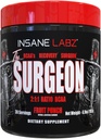 Insane Labz El Surgeon BCAA Powder de recuperación - Cadena ramificada Aminoácidos Post Workout Bebida para la recuperación del músculo - 30 Srvgs (30 Servings (Pack of 1), Fruit Punch)