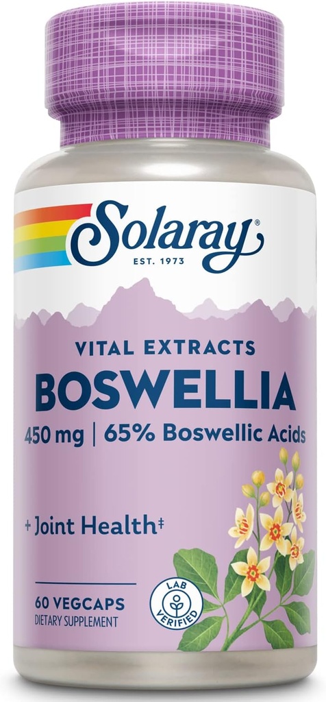SOLARAY Potency Boswellia Resin Extract 450 mg VCapsules tención 60 Conde