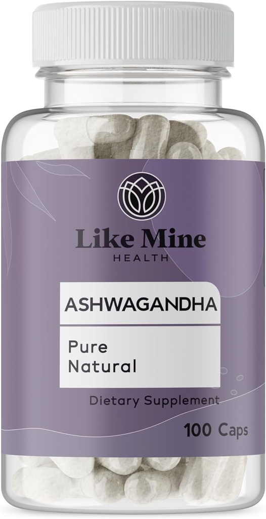 Como Mine Ashwagandha (100 capsules), No Fillers, Puro & Natural, Suplemento Herbal para Mujeres