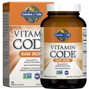Jardín de la vida Mujeres Multi 120 cápsulas + Código de vitaminas Hierro crudo 30ct cápsulas