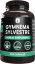 PURE ORIGINAL INGREDIENTES Gymnema Sylvestre (365 capsules), No Magnesio o Rice Fillers, Siempre puro, Lab Verified