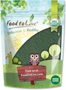 Alimentos para Polvo de Clorella Orgánica en Vivo, 4 Libras — No GMO, Kosher, Algas Verdes Raw, Superalimentos Veganos, Bulk, Proteína Verde Pura Vegan, Rica en Vitaminas y Minerales, Grande para Bebidas, Muro de Célula Rota