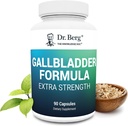 Dr. Berg Gallbladder Fórmula Extra Strength - con Ox Bile Powder y Ácido Bile Conjugado - Enzymes Digestivos Blend Proprietary - Suministro completo de 45 días - 90 cápsulas vegetales