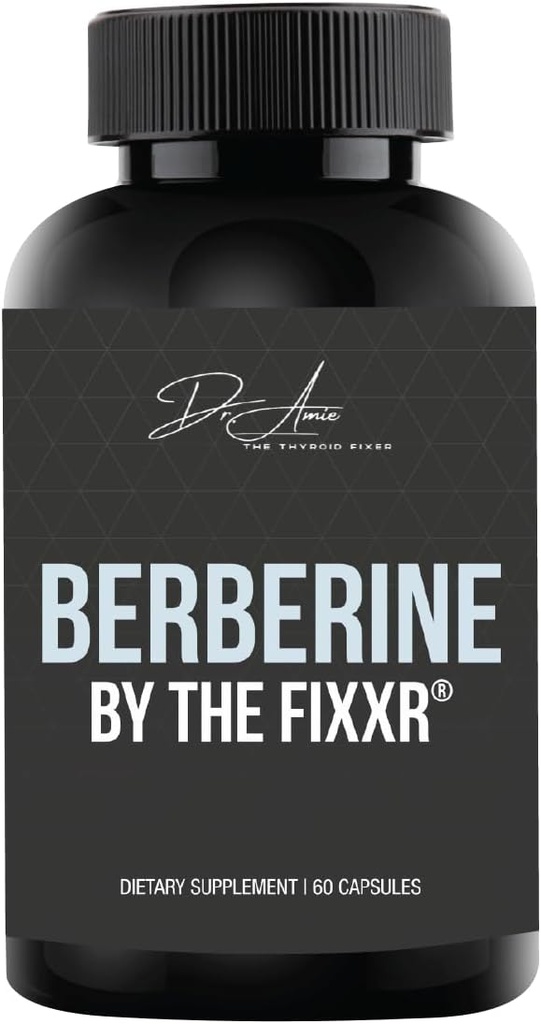 Berberine HCI by Dr. Amie TEN 1200 mg Berberine per Serving TENIDO 30 Day Supply, 60 cápsulas