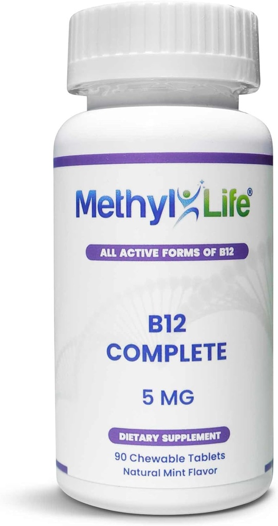 B12 Full Professional Strength Active B12 3 Months Supply. Chewables. 2.5 mg Metilcobalamina Metil, 1,25 mg Hidroxocobalamina (Hydroxi) y 1,25 mg Adenosylcobalamin