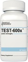 Test-600x - Testosterone Support & Muscle Growth Formula - 60 Tablets - 1 Mes de Suministro