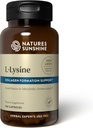 Sunshine L-Lysine, 100 capsules ← Aminoácidos esenciales cápsulas con 474 mg de clorhidrato L-Lysine para ayudar a su cuerpo a controlar el equilibrio ácido y alcalino