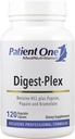 Paciente One Digest-Plex tención Suplemento para apoyar el metabolismo gastrico de comodidad y alimentos* Silencioso con Betaine, Papain, Bromelain y Pepsin TEN 120 cápsulas
