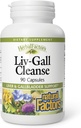 HerbalFactors por Factores Naturales, Liv-Gall Cleanse, soporta la salud del hígado y la vesícula biliar, 90 cápsulas