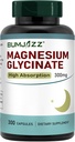 Magnesio Glycinate Suplemento - Magnesio Suplemento Magnesio Glycinate 300mg - 100% Chelated for High Absorption Vegan Essential Mineral Suplemento 300 cápsulas