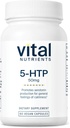 Vital Nutrients 5-HTP 50mg (5-hidroxitryptophan) Silencio Vegan Serotonin Support Suplemento* ← Sleep and Stress Support ⋅ 5HTP and Vitamin B6 Silencio Gluten, Dairy, Soy Free ← Non-GMO Silencio 60 Capsules