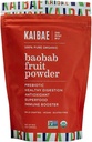 KAIBAE Premium Orgánica Baobab Powder I Prebiótico Gut Health, Intermittent Fasting, Inmunity, Hydration TEN Vitamina C, Polyphenols, Minerals ← Fiber Supplement TEN 8 oz.