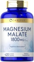 Carlyle Magnesium Malate ← 1800mg ← 420 Coated Caplets ← Vegetariano, No GMO, Gluten Free Supplement