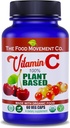100% vitamina C 60 capsules 125mg - Adultos Sistema Inmunitario Antioxidante Apoyo Dietético Suplemento dietético - Alimento completo Suplementos veganos de No GMO orgánico Frutas sin gluten
